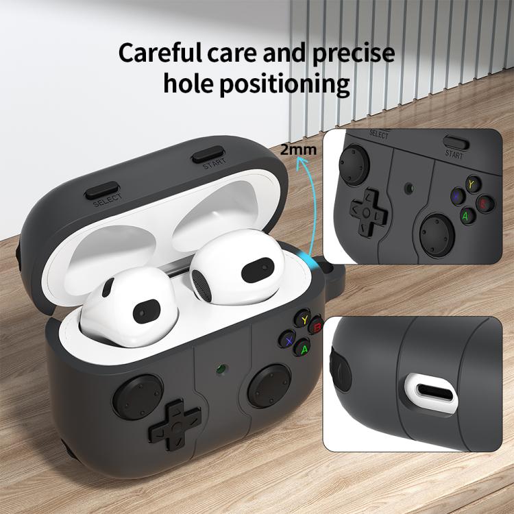 Silikondeksel i spillkontrolldesign til AirPods 3 – Rosa