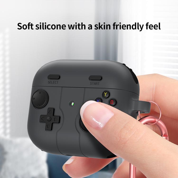 Silikondeksel i spillkontrolldesign til AirPods 3 – Rosa