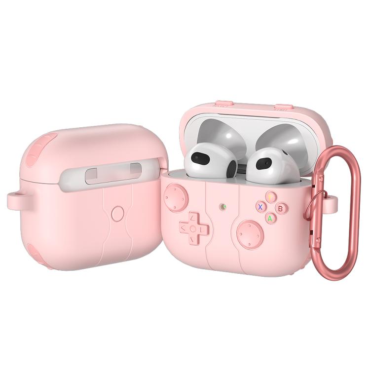 Silikondeksel i spillkontrolldesign til AirPods 3 – Rosa