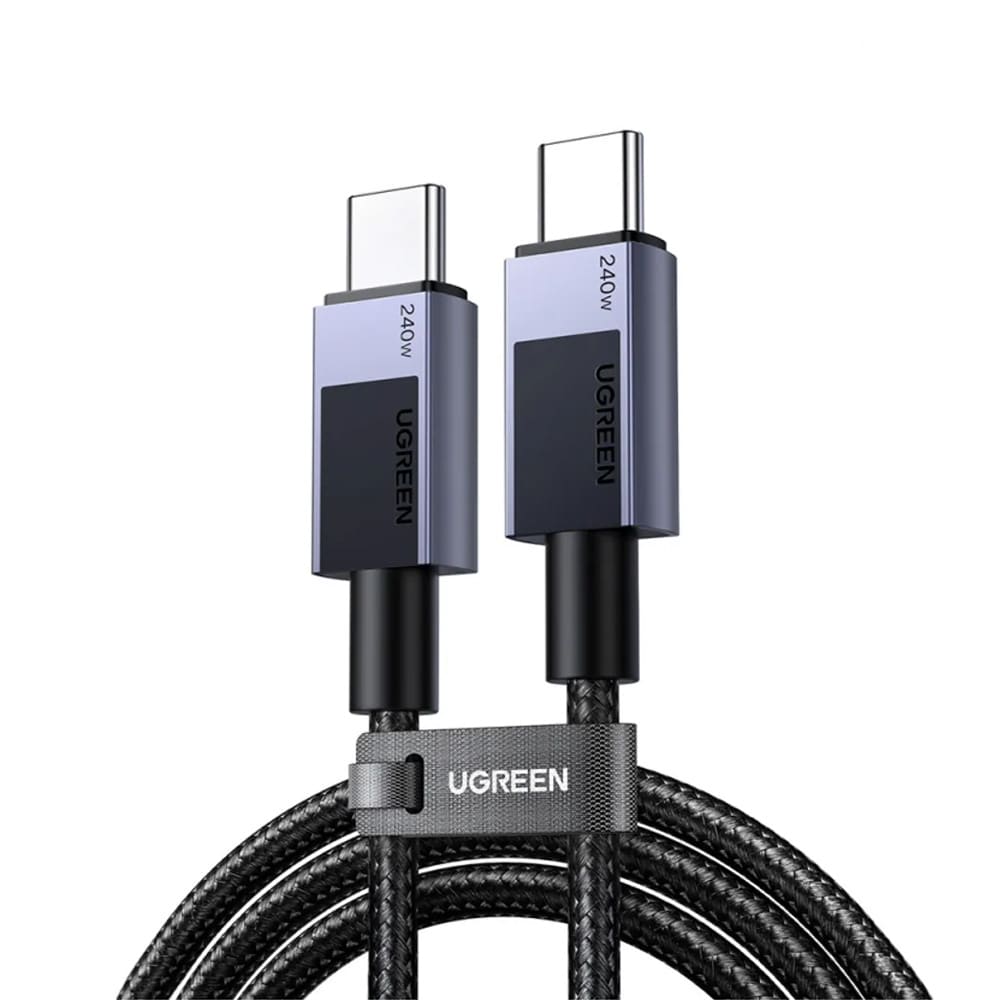 Ugreen USB-C-kabel 240W 5A 2m - Svart