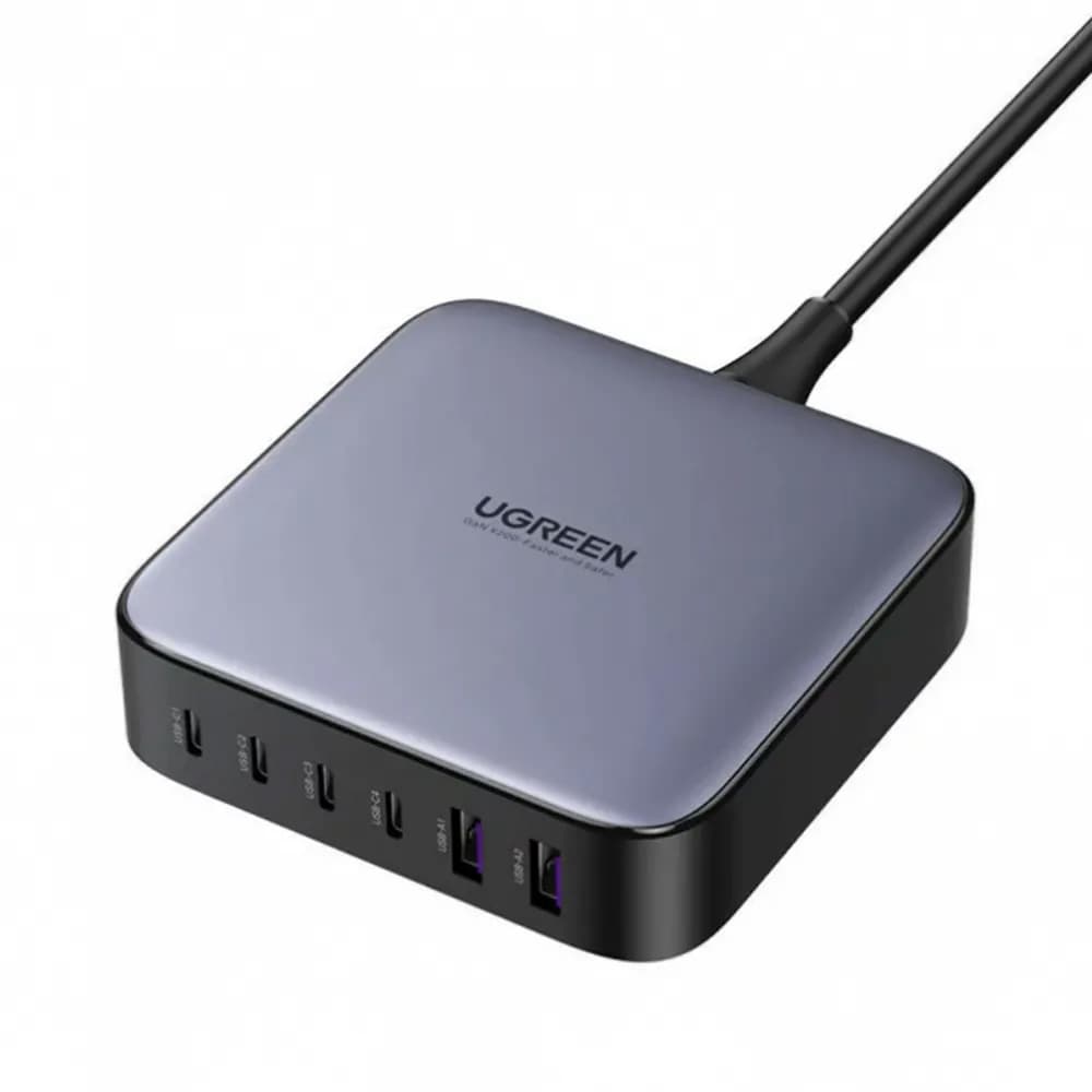 Ugreen CD271 Nexode GaN Multi-lader med 2xUSB, 4xUSB-C