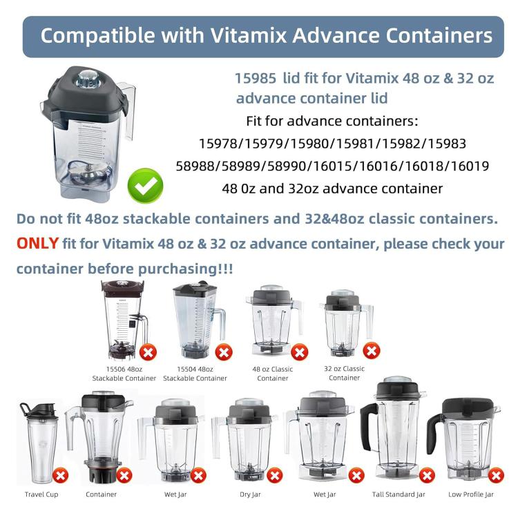 Lokk til kanne for Vitamix Mixer