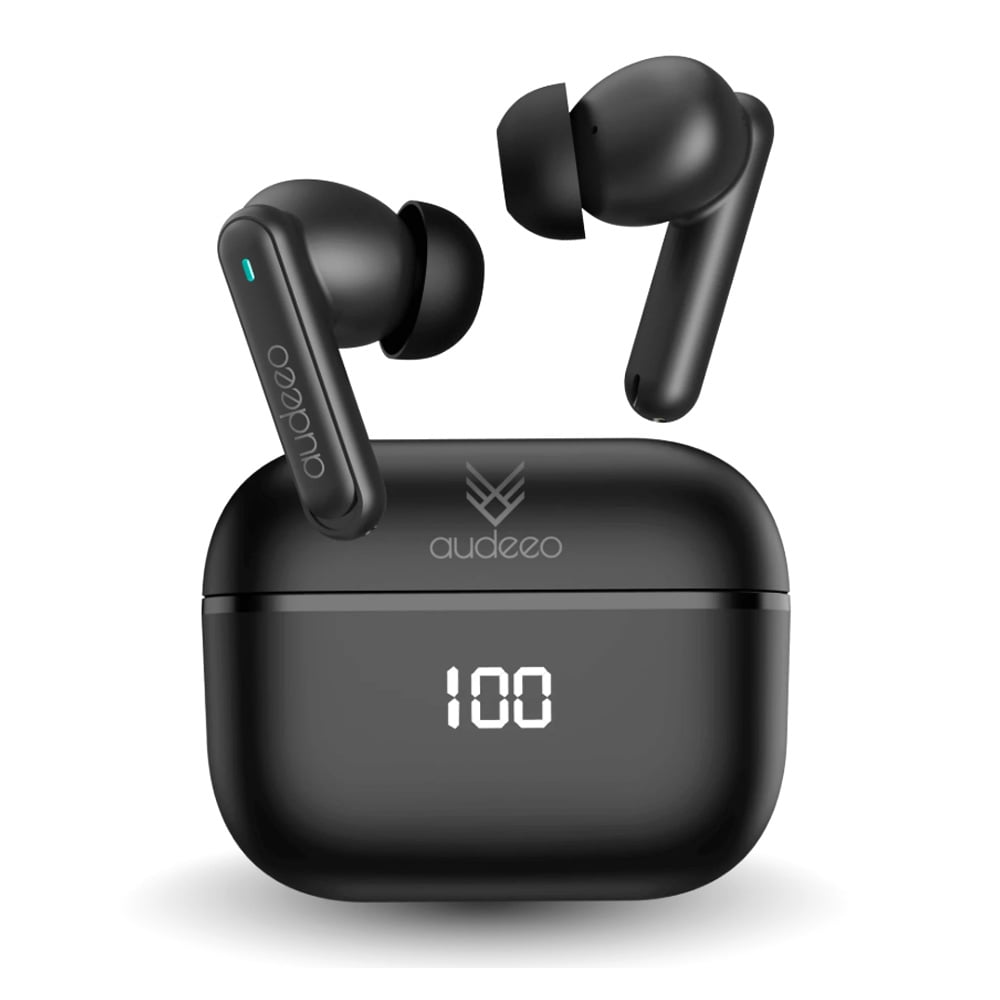 Audeeo Aero Pods trådløse øretelefoner med ANC – Svart