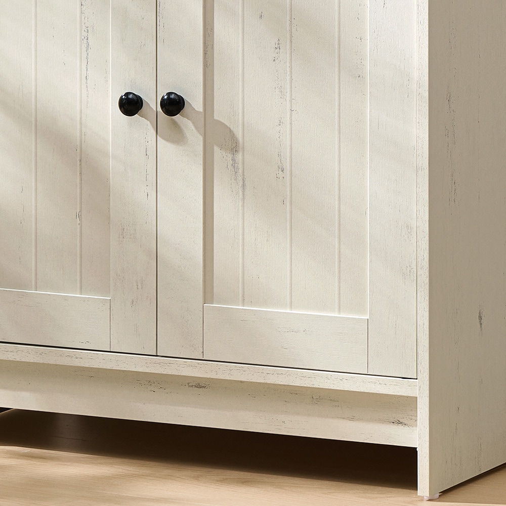 Servantskap 60x30x61 cm / underskap til vask / baderomsinnredning / rustikk hvitt baderomsskap
