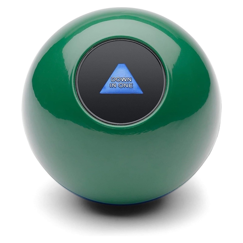 Mystery 8-ball drikkespill med randomiserte utfordringer