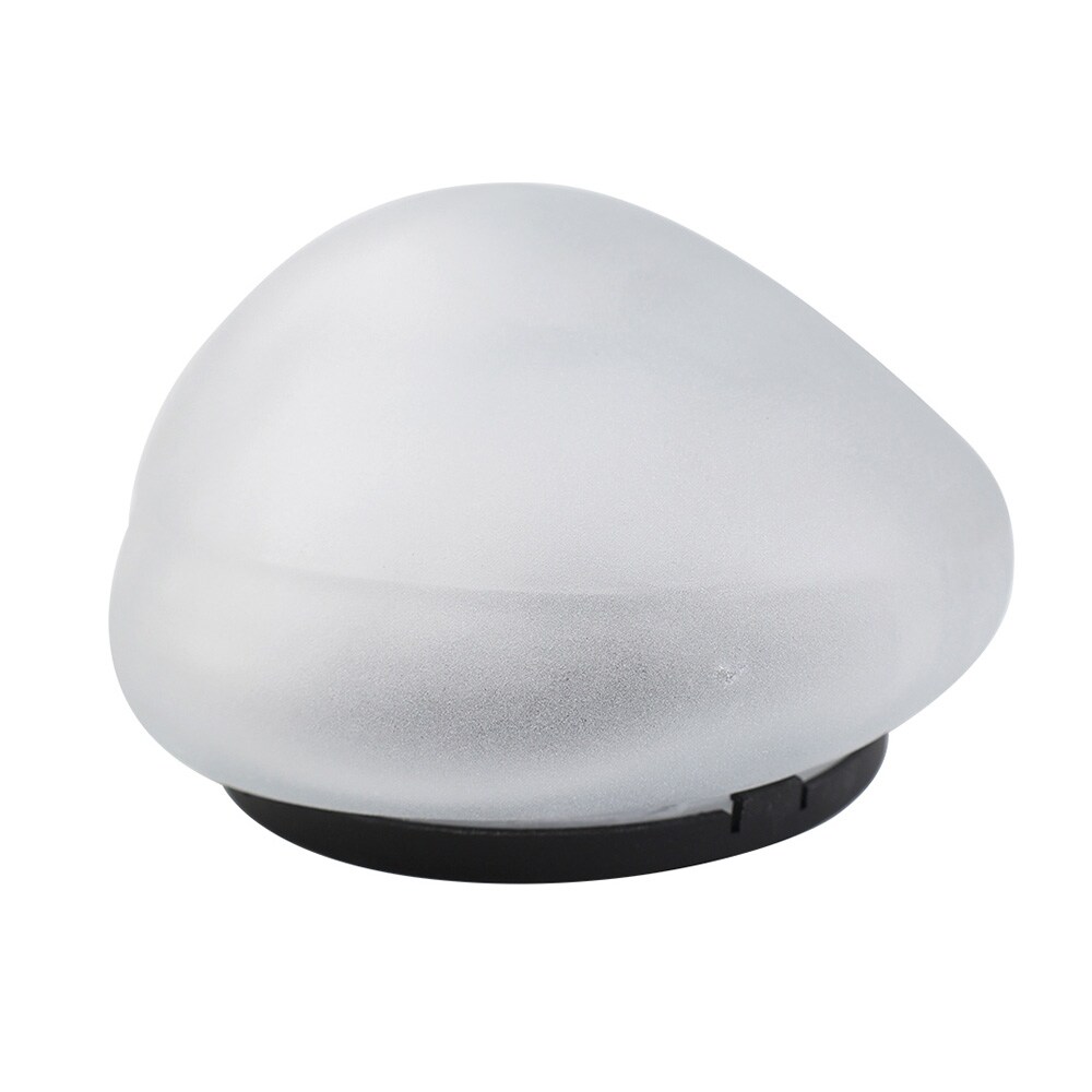 Solcellelampe stein varm hvit / hagebelysning sol / dekorativ utendørs lampe IP65 / LED steinlampe