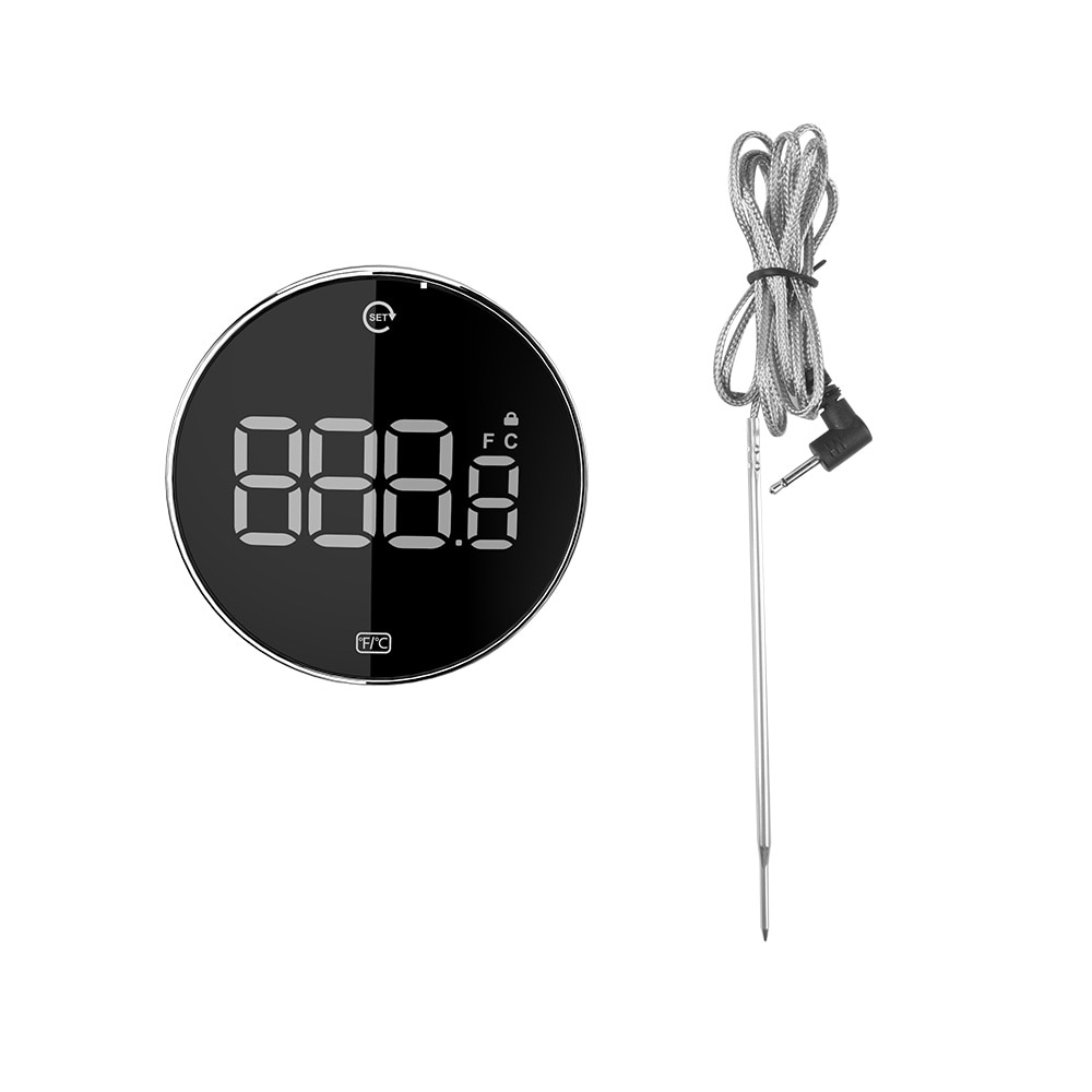 Digitalt termometer med °C/°F / Temperaturmåler med magnet
