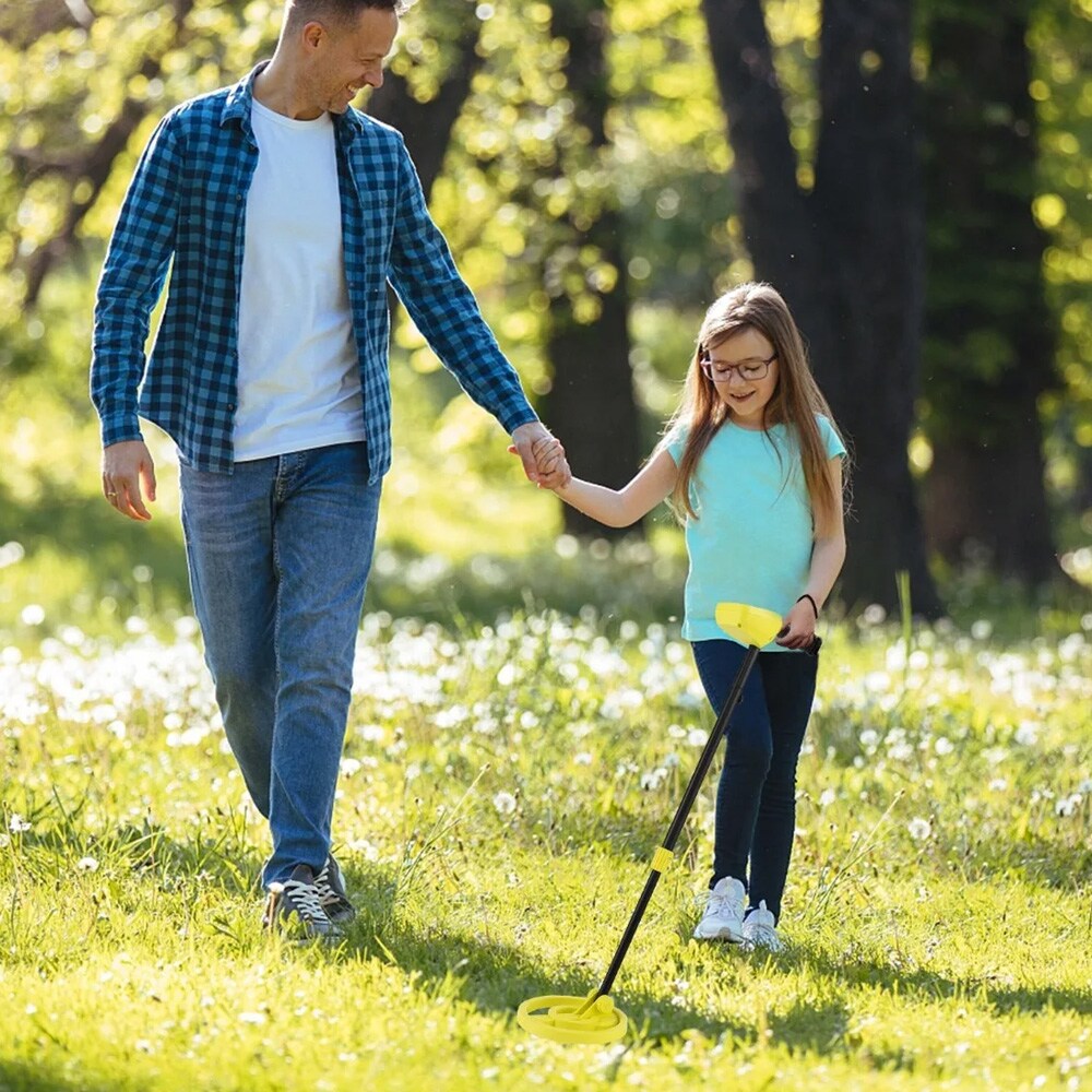 Metalldetektor for barn med justerbar lengde og vanntett søkespole