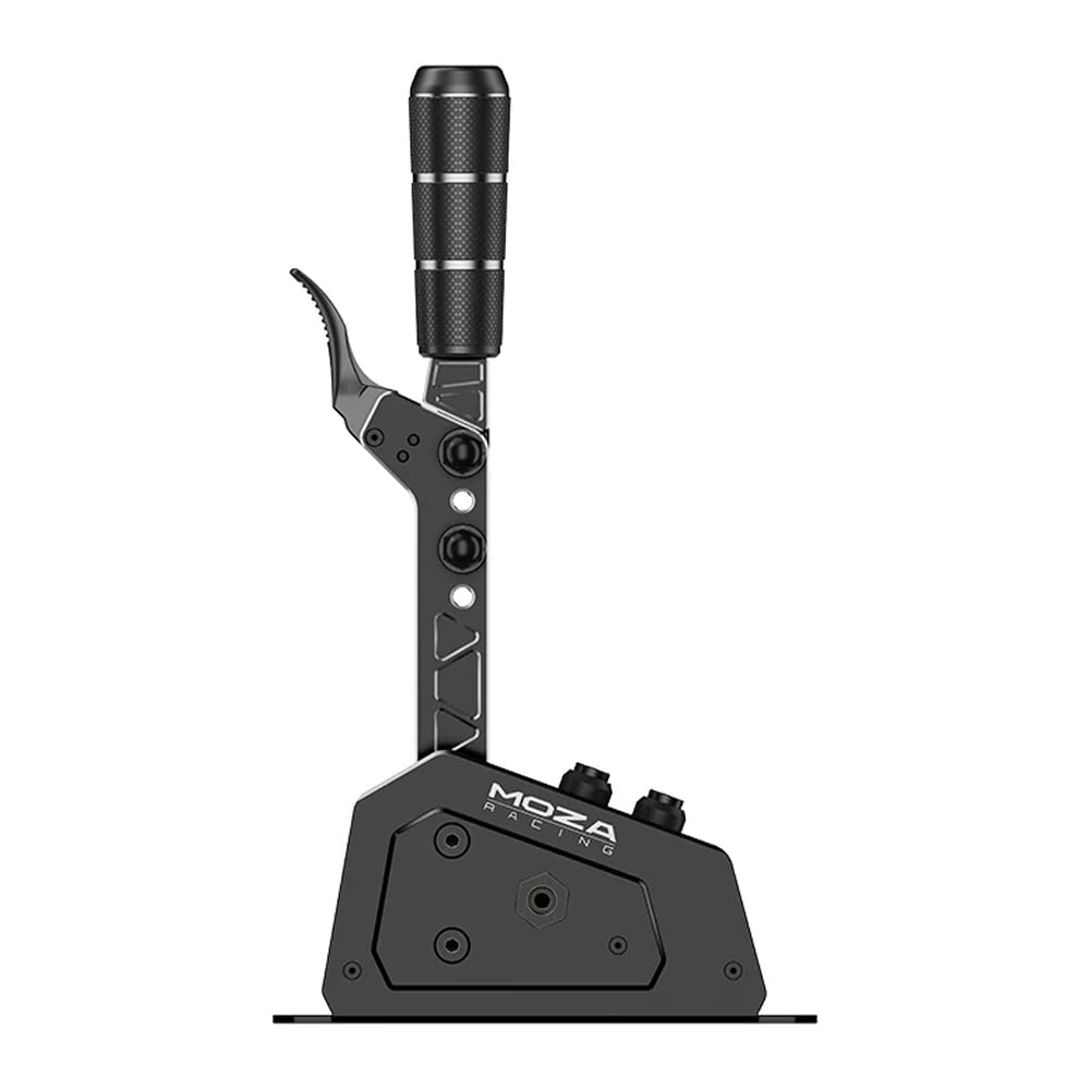 Moza Racing SGP Sekvensiell girkasse i metall med justerbar motstand og RGB-knapper for PC