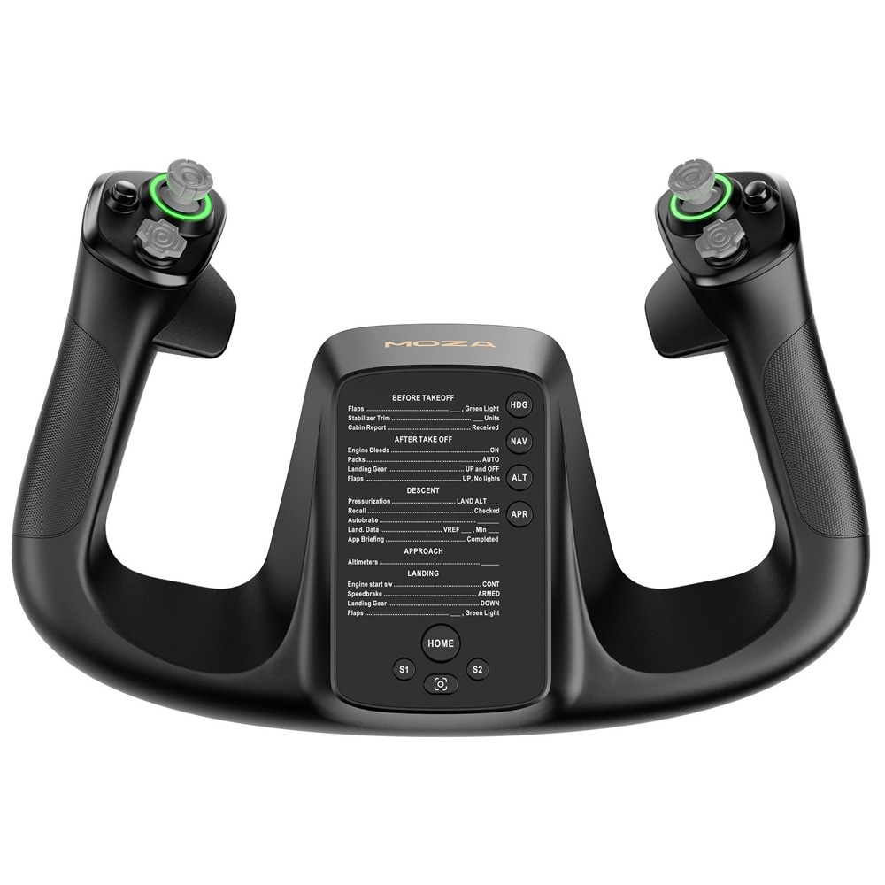 Moza MFY Yoke-kontrollhjul for flysimulator med 34 innganger og hurtigutløser