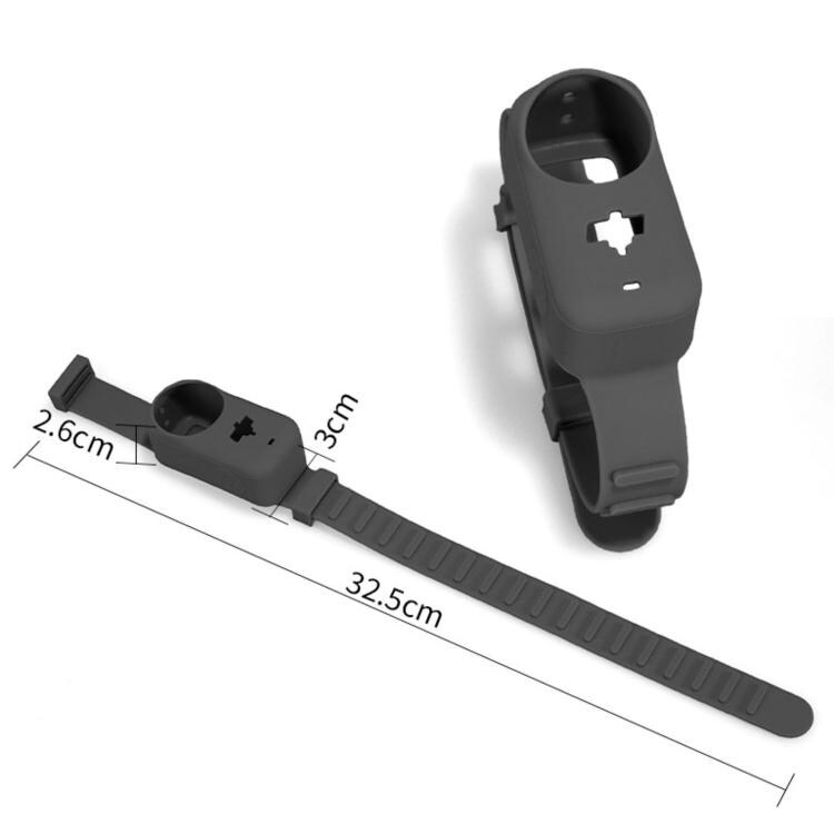Armbånd med silikonbeskyttelse for DJI Osmo Nano - Svart