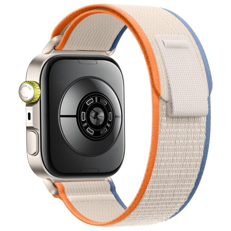 Nylonreim til Huawei Watch Fit 4 Pro / Fit 4 / Fit 3 – Oransje/Beige