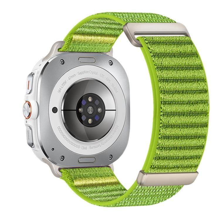 Nylonreim til Samsung Galaxy Watch Ultra 47 mm / Ultra 2025 - Grønn