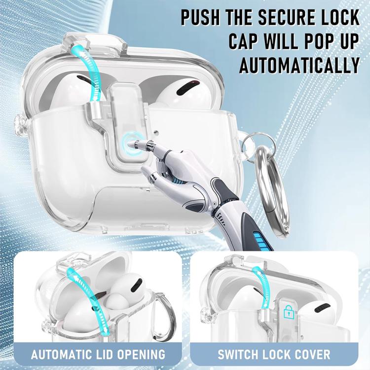 Etui med stativ for AirPods Pro 2 - Transparent