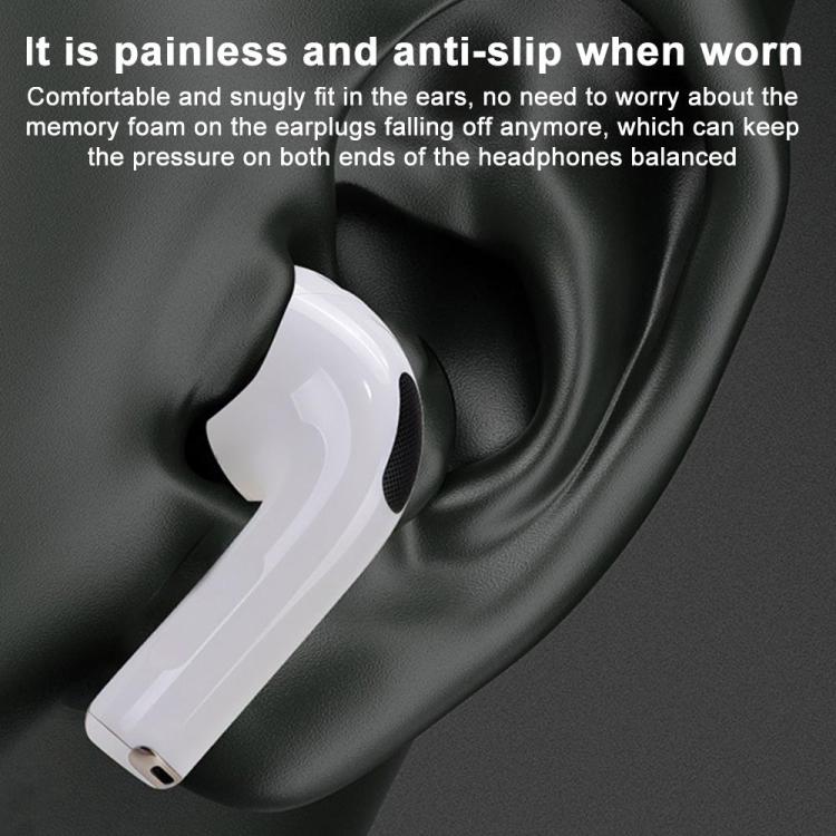 Silikonputer for AirPods Pro 3 størrelse XS/S/M/L - Hvit/oransje