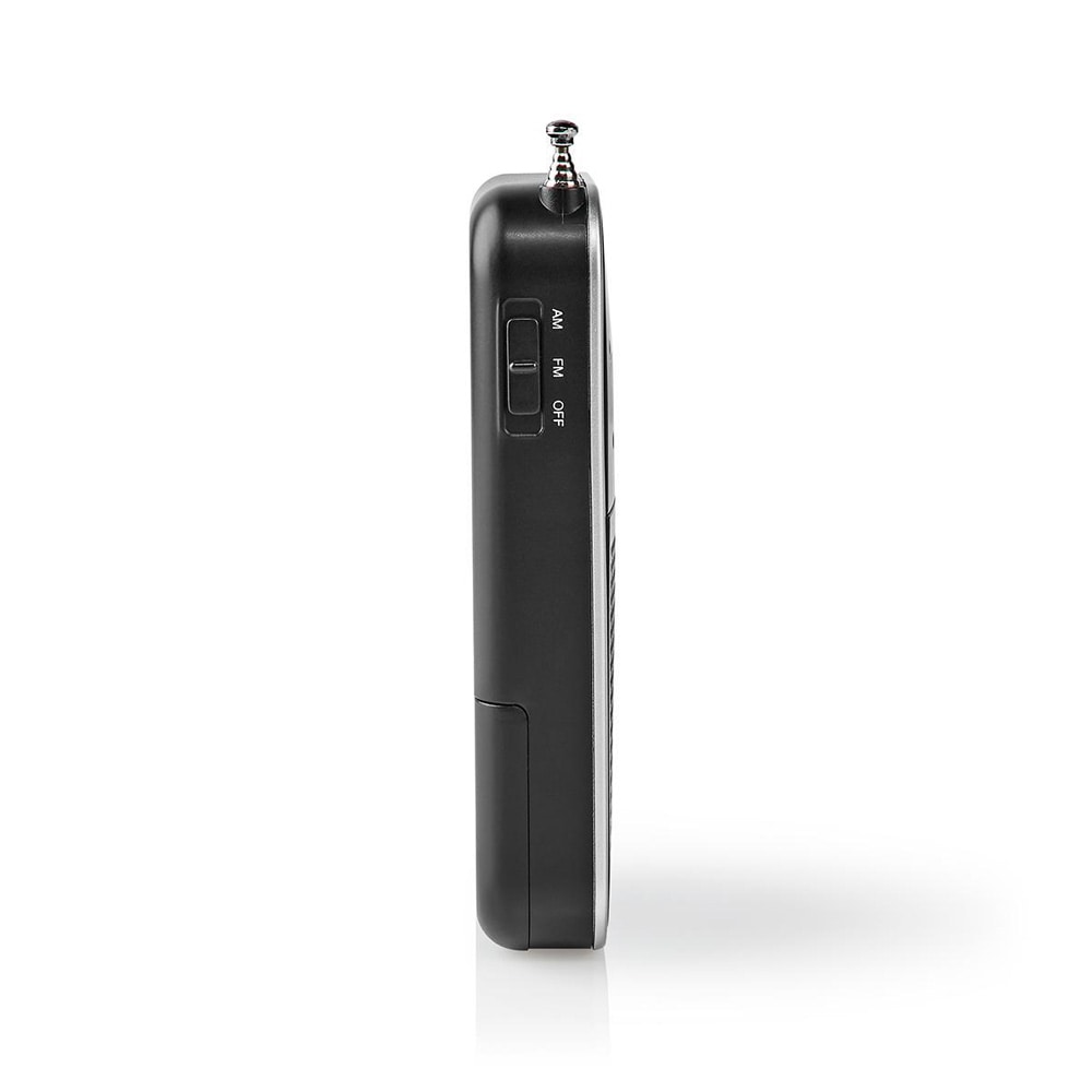 Nedis Bærbar FM-radio med hodetelefonkontakt - lommestørrelse med 1,5 W toppeffekt