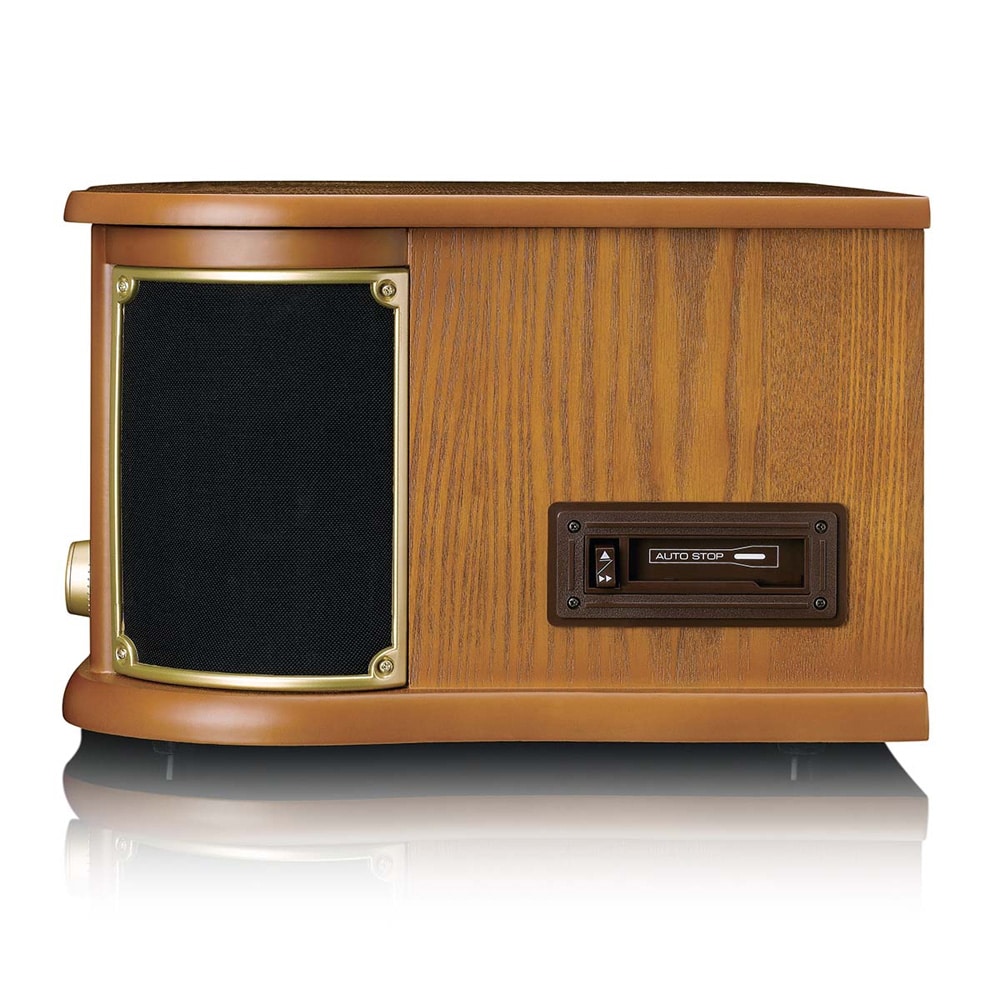 Lenco TCD-2551WD retro platespiller i tre med Bluetooth, CD og kassett