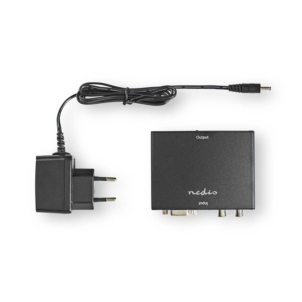 Nedis HDMI-omformer - VGA til HDMI med full HD 1080p