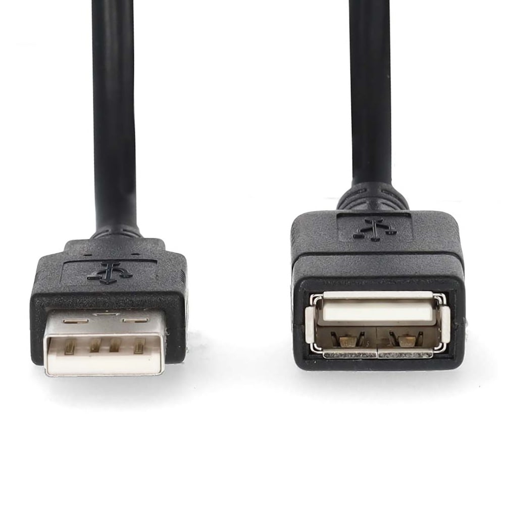 Nedis USB-forlengelseskabel 2 m - USB 2.0 med 480 Mbit/s