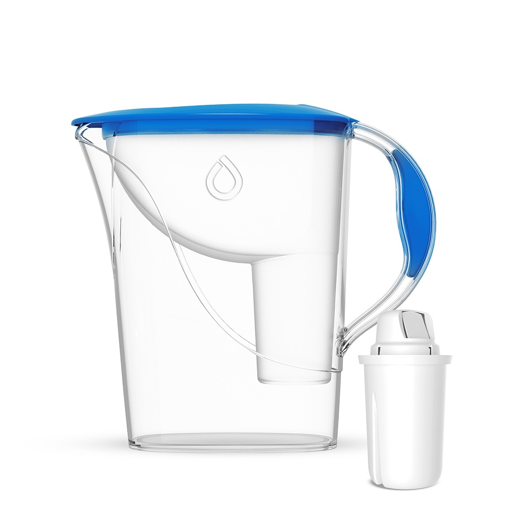 Dafi Atri filterkanne 2,4 liter med 1,2 liter filtreringsvolum - Blå