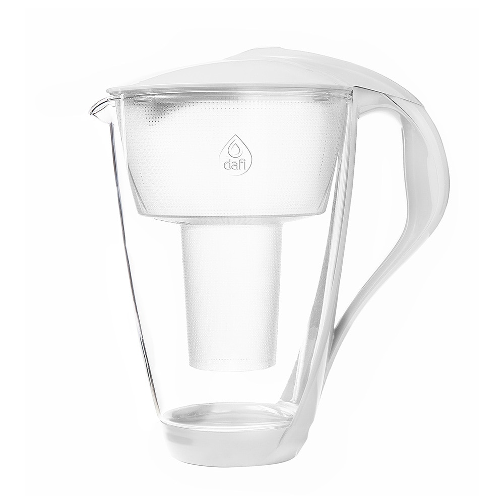 Dafi glassfilterkanne 2L - hvit