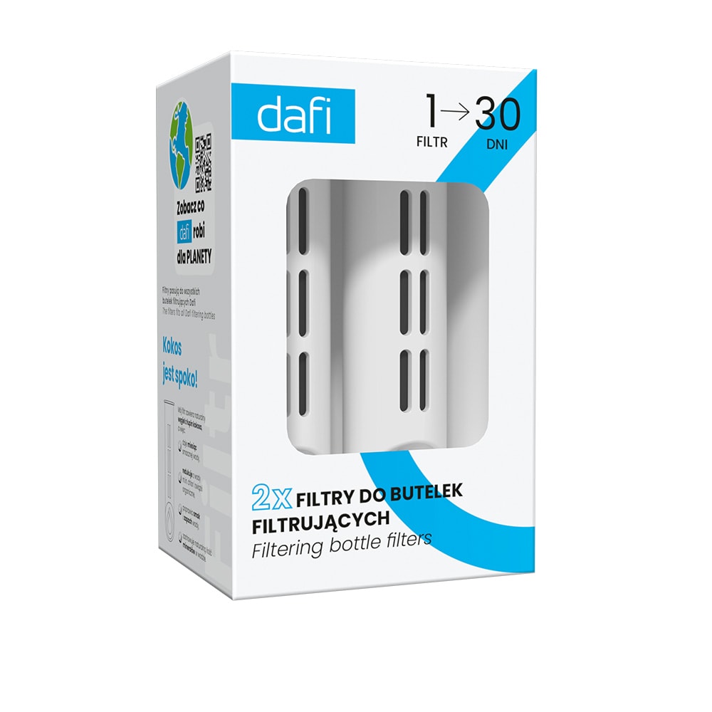 Dafi Solid påfyllingsfilter for Dafi Solid filterflaske - 2-pk