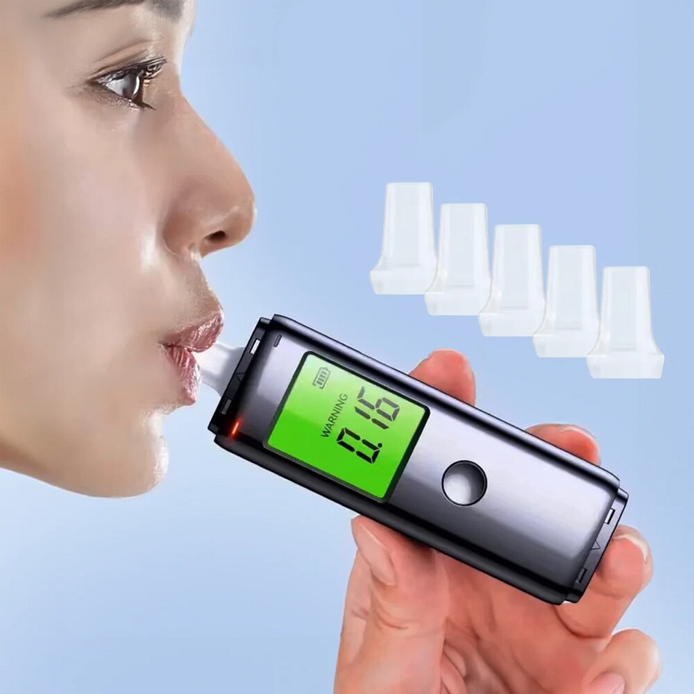 Pusteapparat med faststoffsensor 0,00-4,00 ‰ og LCD-display