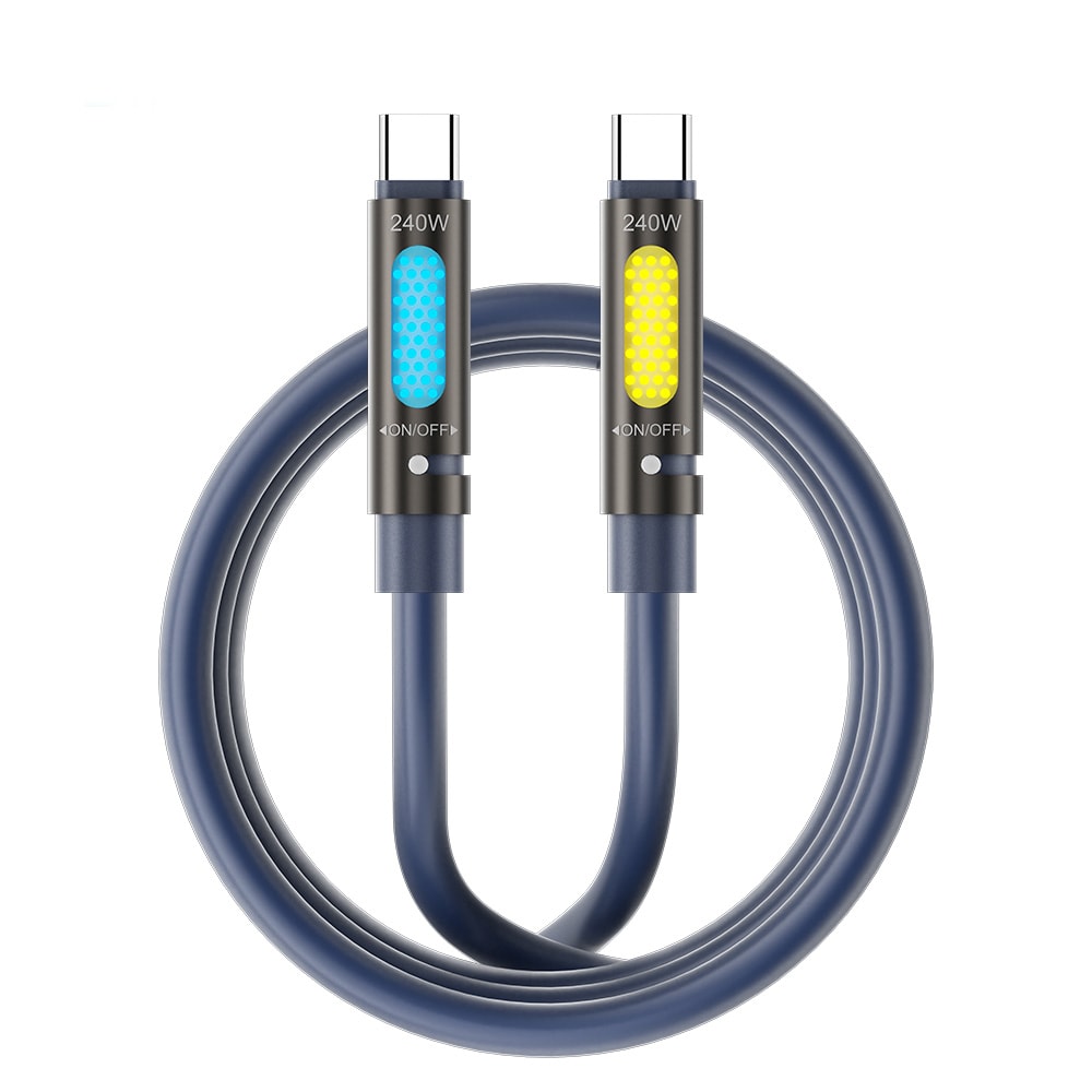 BWOO 240 W USB-C-kabel med LED-belysning og aromaterapi - 1,2 m