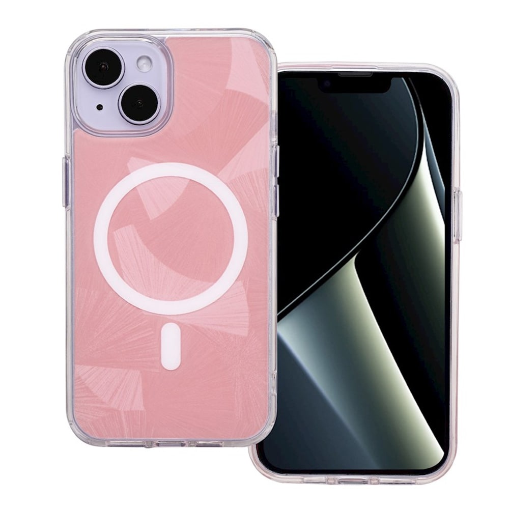 Bakhylster med MagSafe for iPhone 15 - Rosa