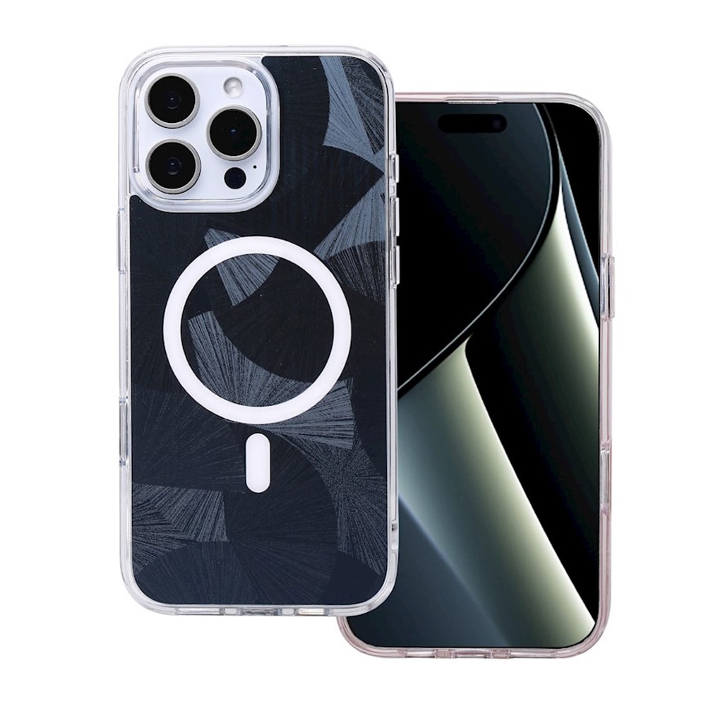 Bakre skall med MagSafe for iPhone 16 Pro - Svart