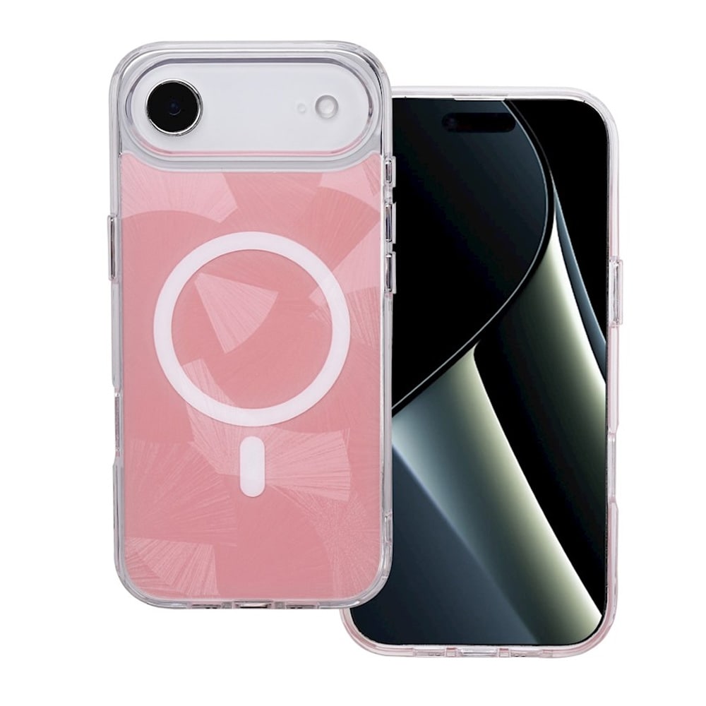 Bakre skall med MagSafe for iPhone 17 Air - Rosa