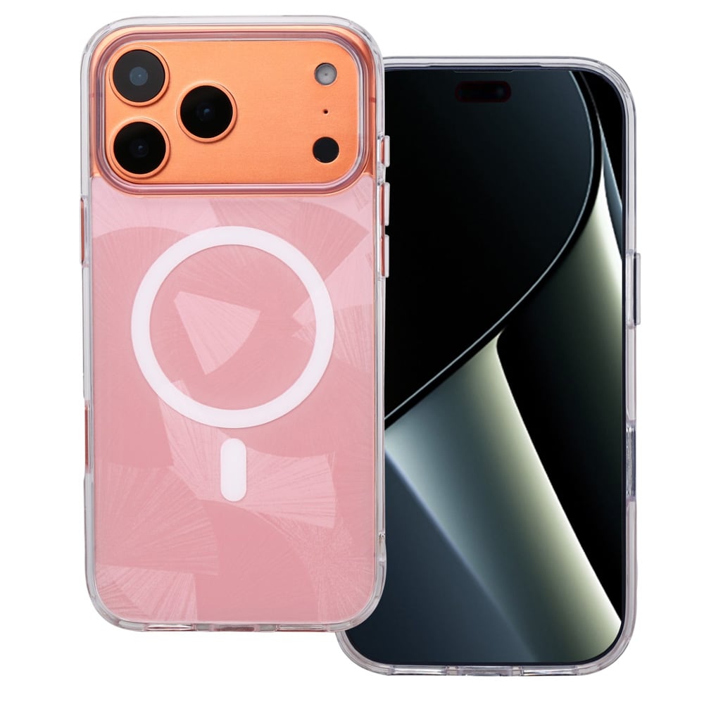 Bakre skall med MagSafe for iPhone 17 Pro Max - Rosa