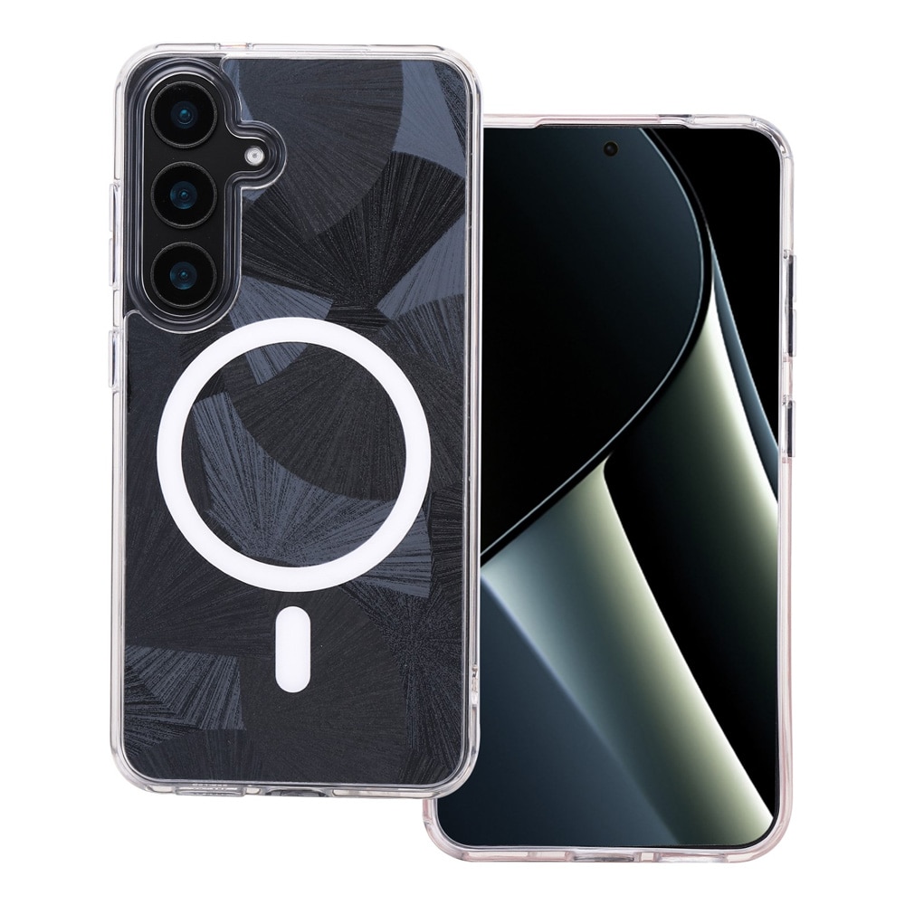 Bakre skall med MagSafe for Samsung Galaxy S24 / S25 - Svart