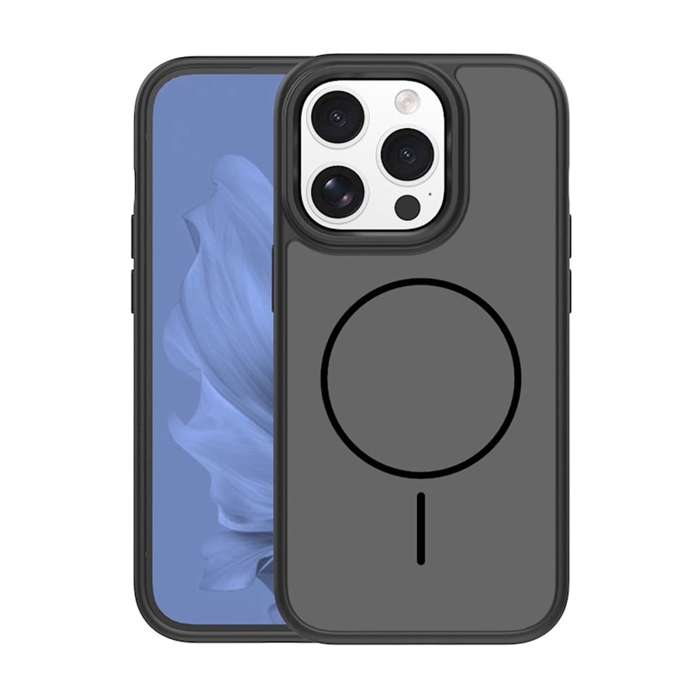 Tynt bakdeksel med MagSafe for iPhone 15 Pro - Svart