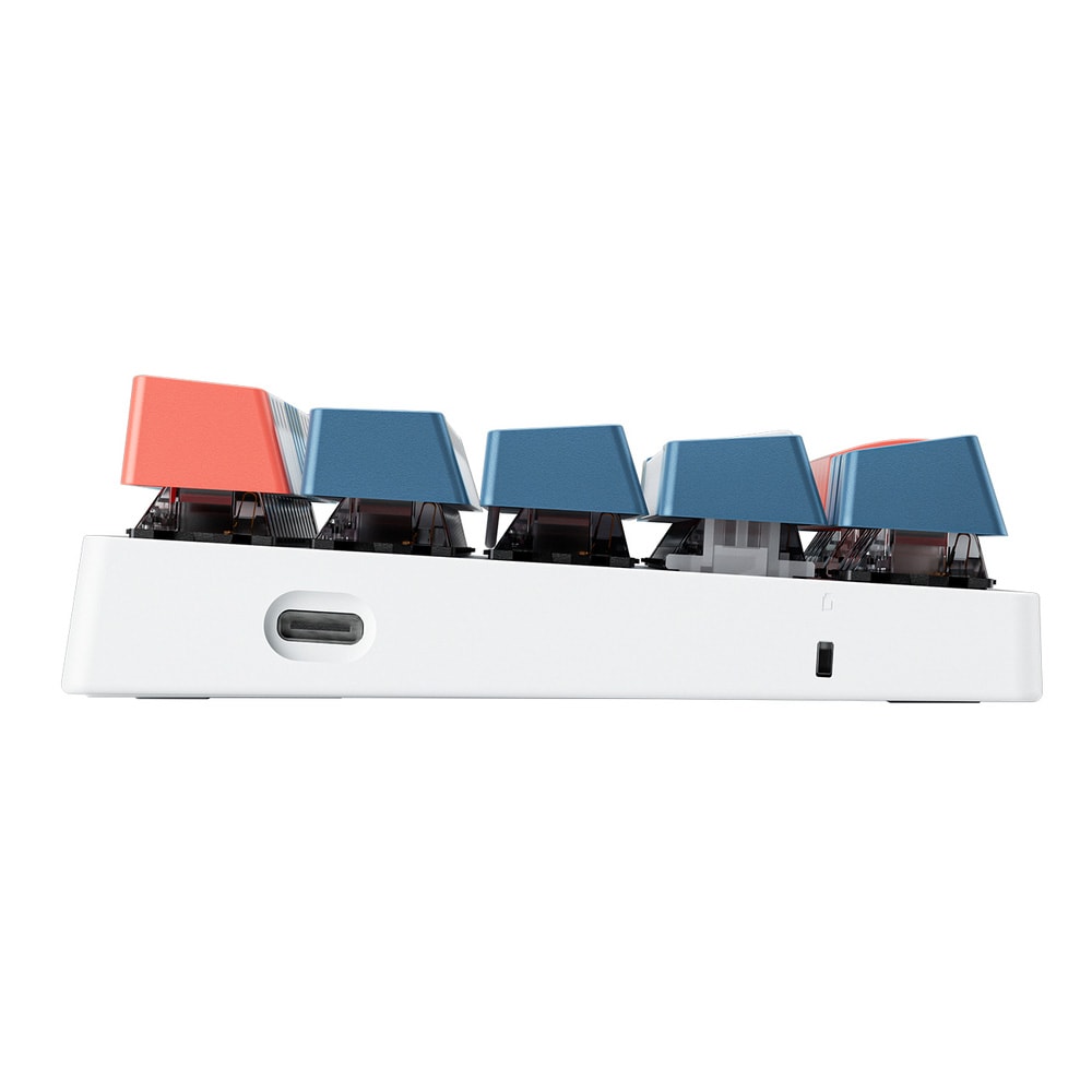 Machenike K500-B61 60 % mekanisk spilltastatur / Gaming Keyboard - hvit/blå