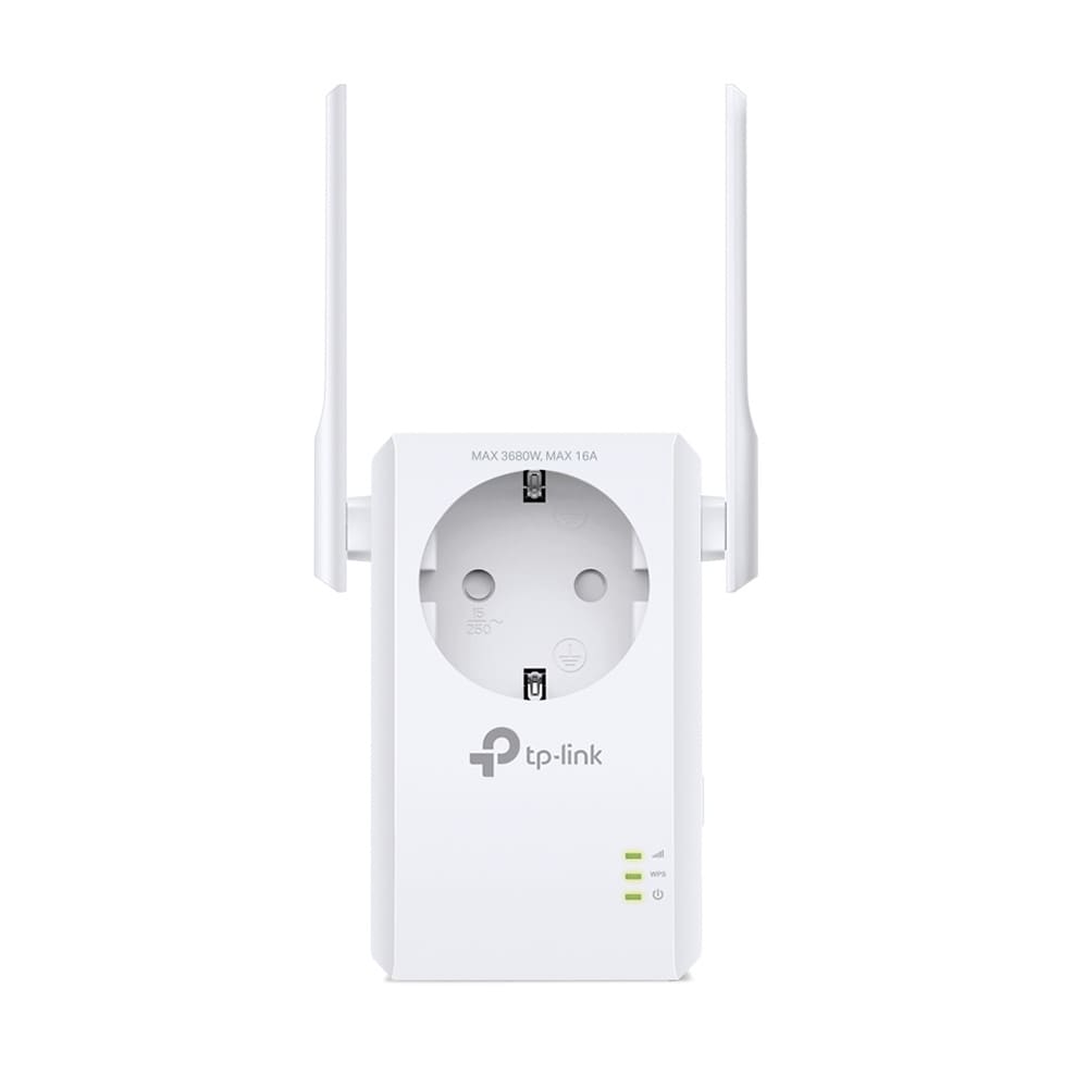 TP-Link TL-WA860RE WiFi-forsterker / 300 Mbit/s rekkeviddeforlenger / WiFi-repeater med stikkontakt / 2,4 GHz Ethernet-port