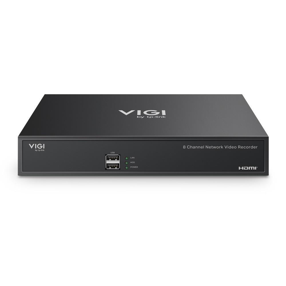 TP-Link VIGI NVR1008H nettverksvideoopptaker 8 kanaler 1080p 1U