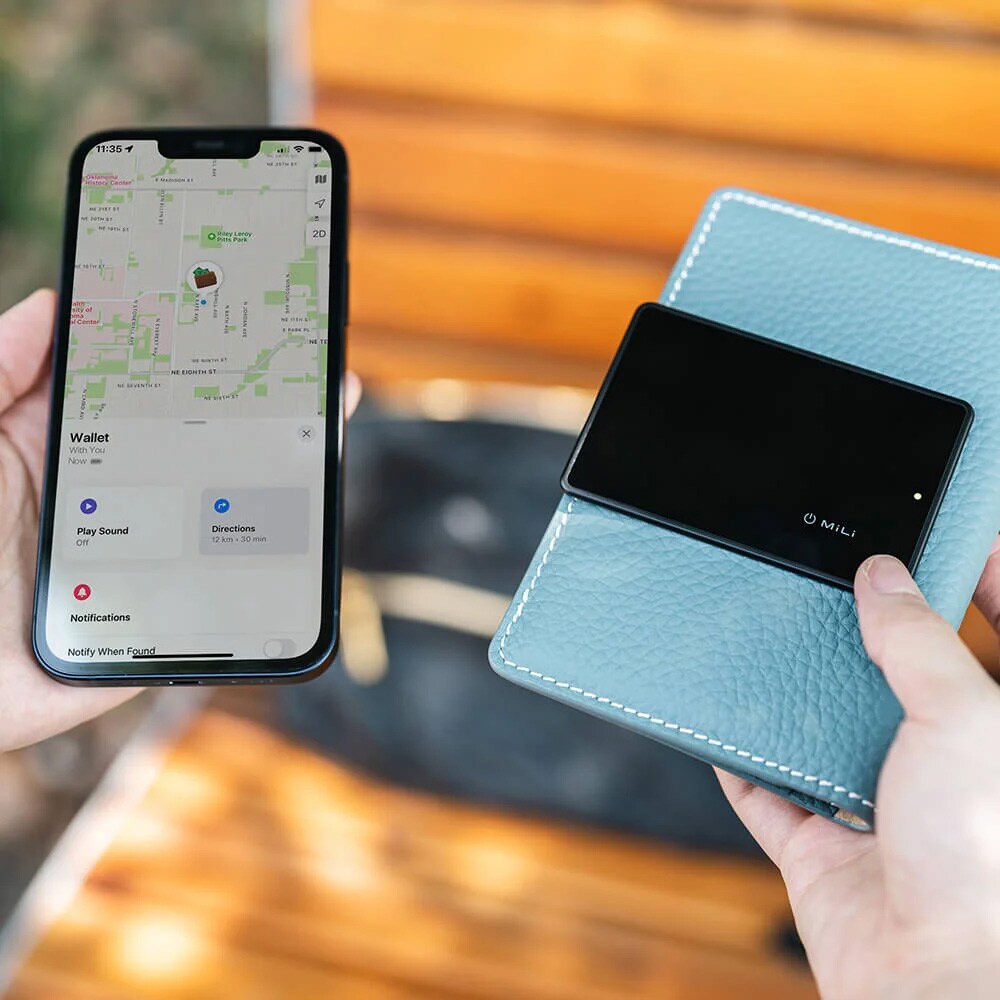Elago MiCard sporingskort / lommeboksporer med Apple Find My / oppladbart tracker-kort
