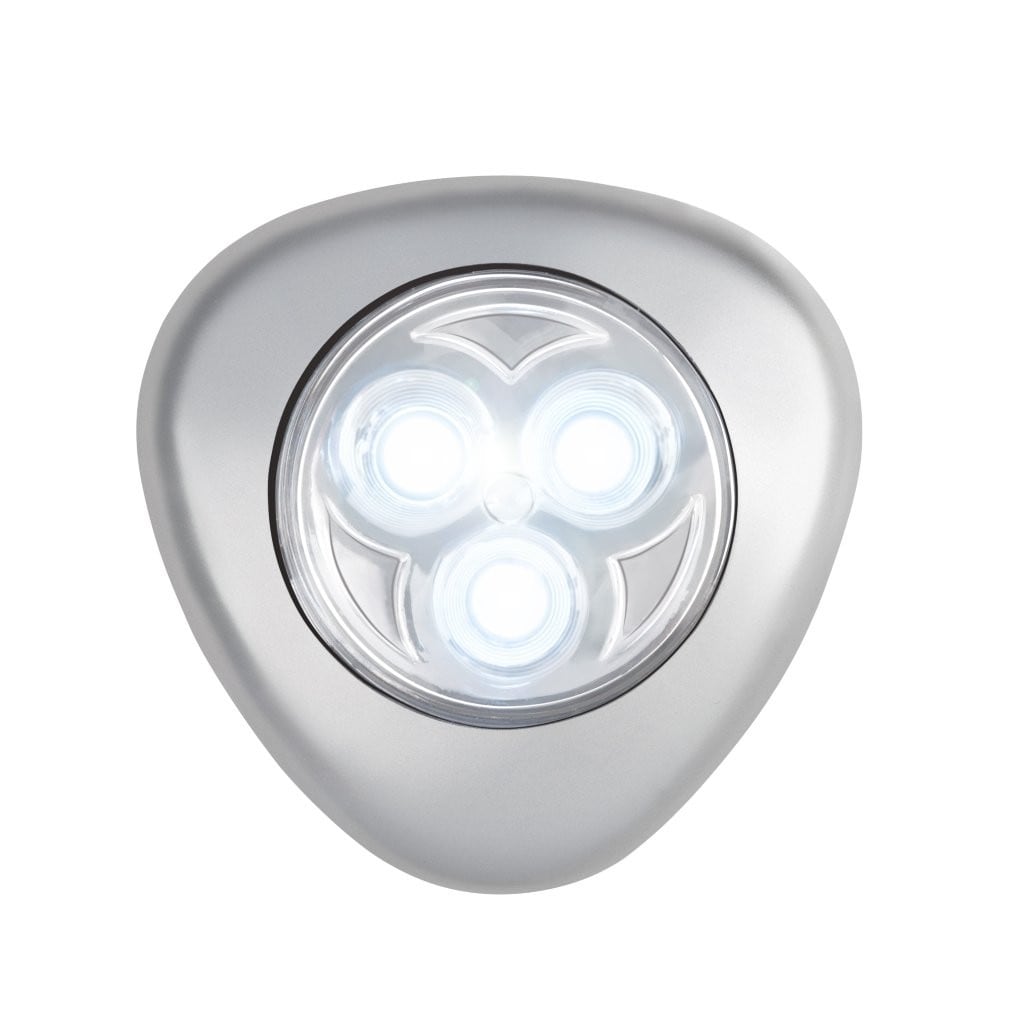 Grundig LED-spotlight 3-pakning / batteridrevet LED-spotlight / push light LED