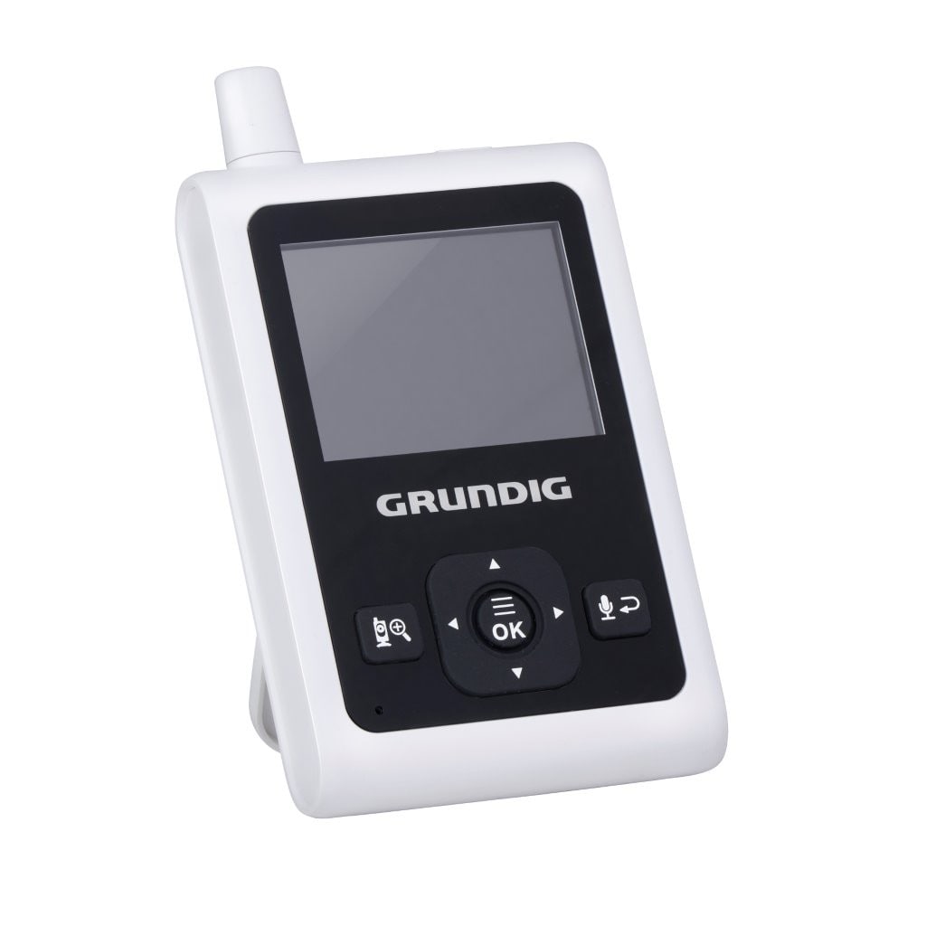 Grundig trådløs babycall med kamera 2,4" / videobabycall med nattsyn / babymonitor med toveiskommunikasjon