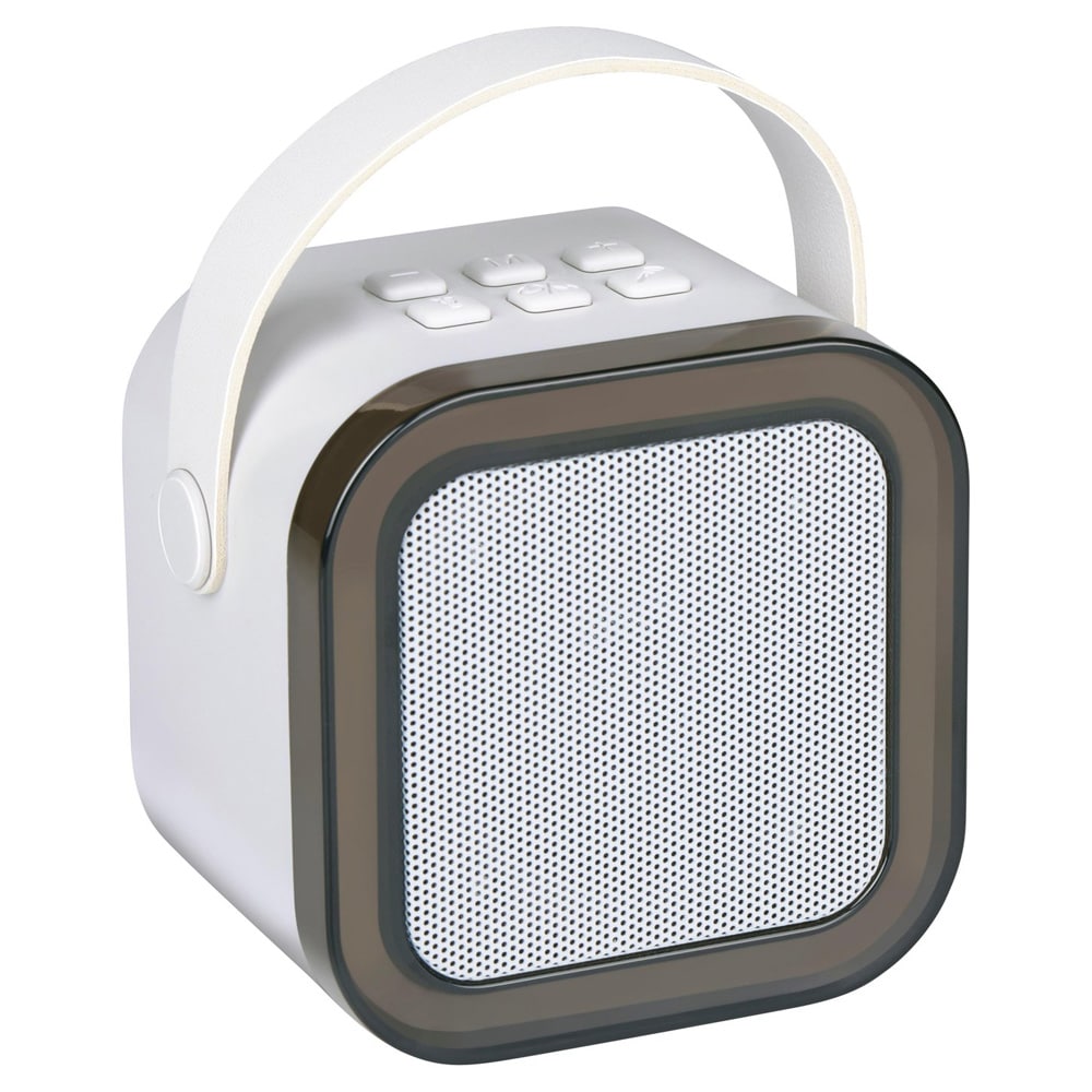 Karaokehøyttaler med trådløs mikrofon og RGB-lys / bærbart minikaraokesett med Bluetooth