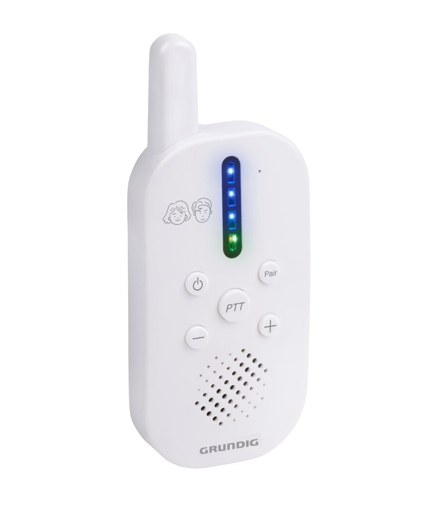 Grundig trådløs babycall 2,4 GHz / digital babyvakt med lyd / babyalarm med toveiskommunikasjon
