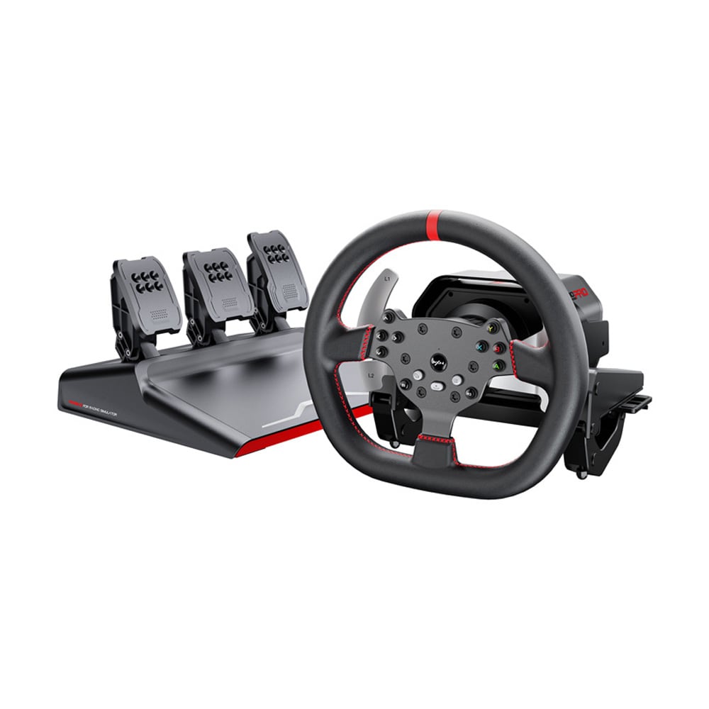 PXN V10 Pro racingsimulator-sett / Direct Drive-ratt med 3 pedaler / simracing-sett til PC, PS4 og Xbox