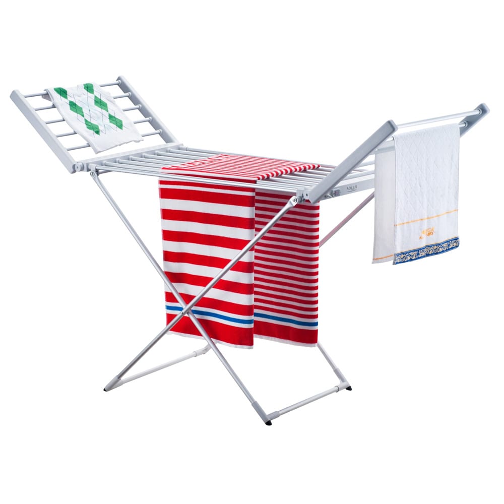 Elektrisk sammenleggbart tørkestativ 220 W / Oppvarmet klesstativ for klestørk