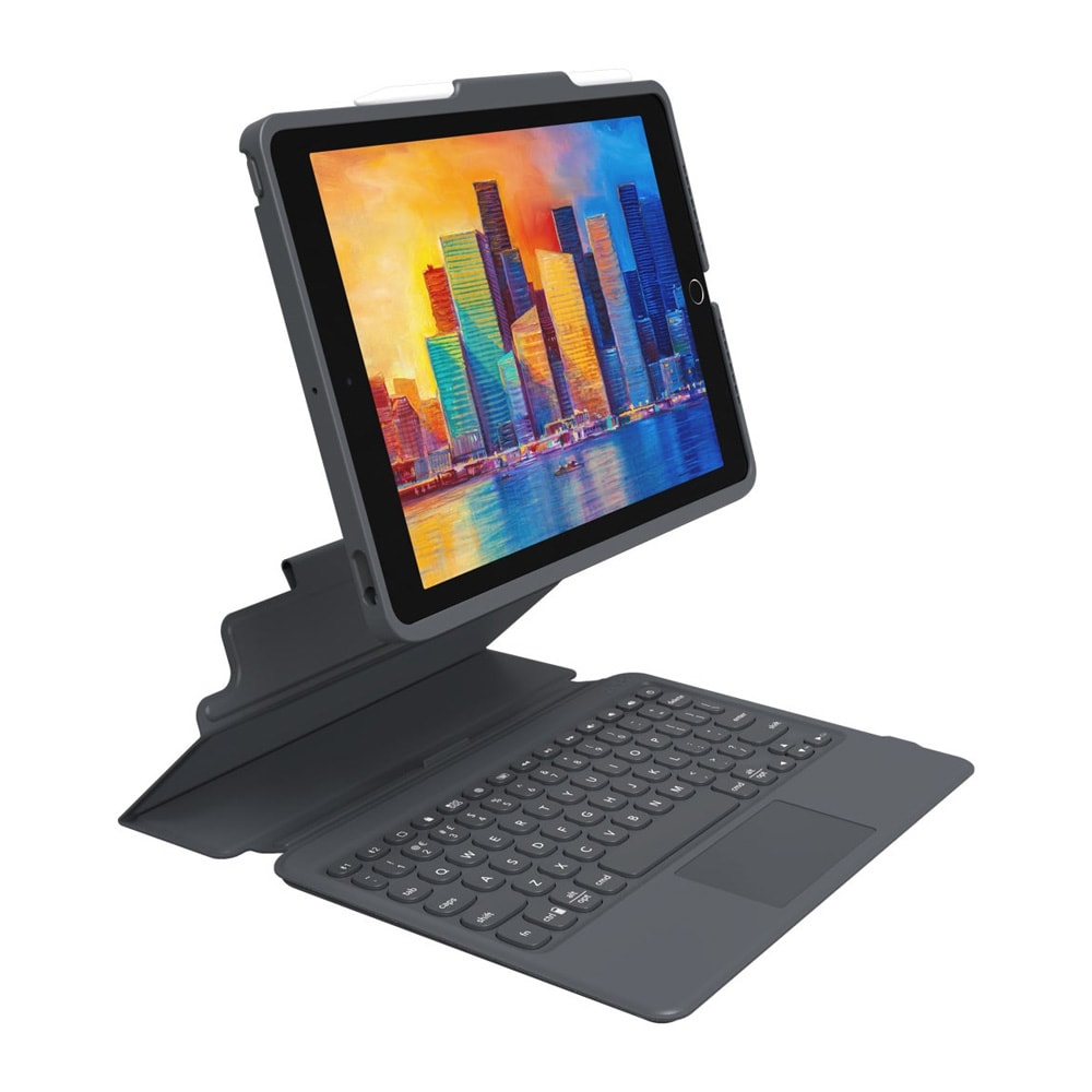 ZAGG Pro Keys trådløst tastatur med styreflate og avtakbart etui for iPad 10,2" Gen 7/8/9