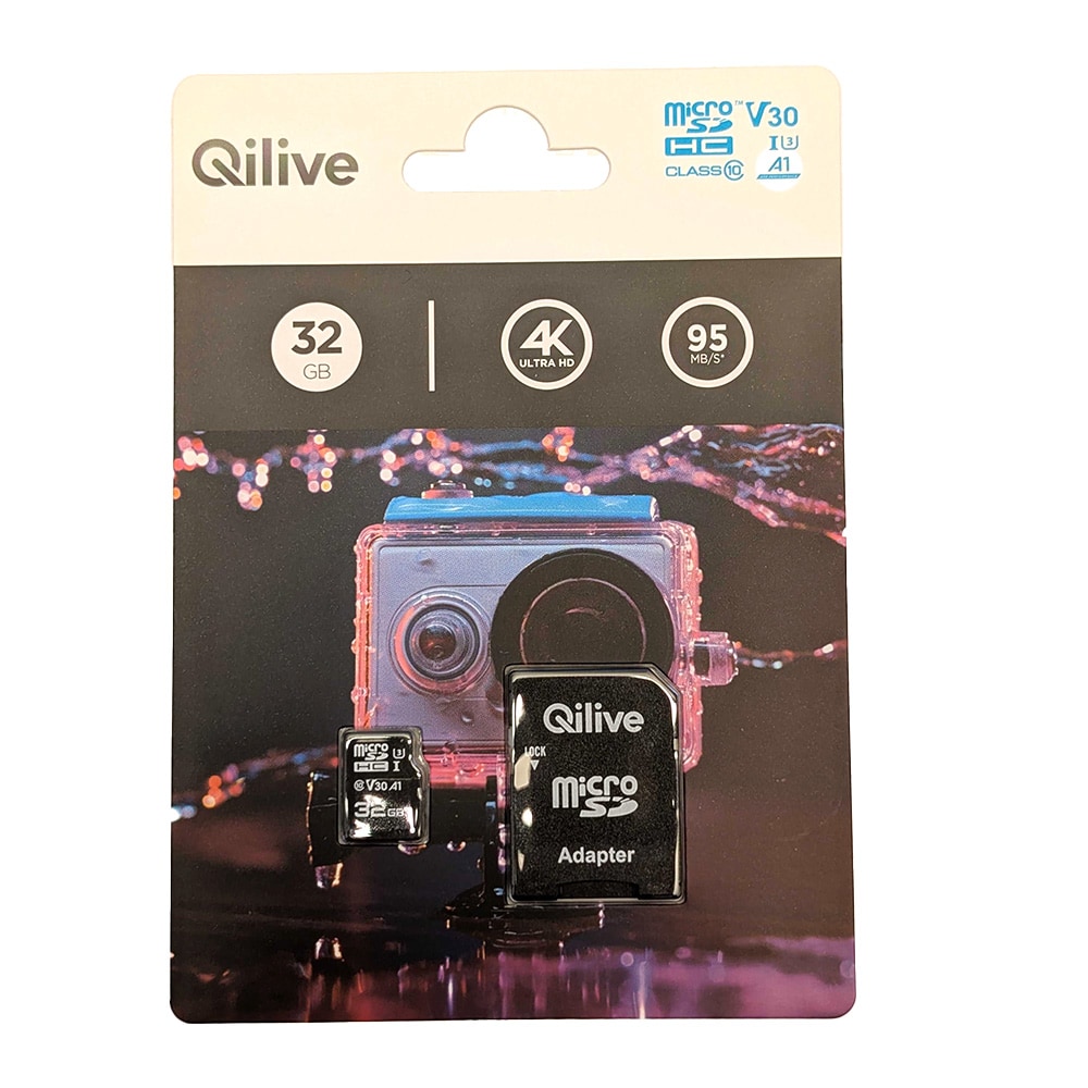 Qilive microSDHC klasse 10 A1 V30 32 GB