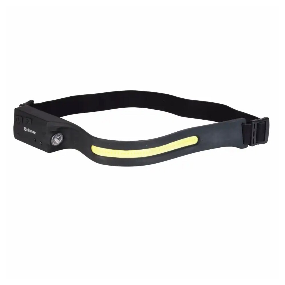 Denver LED-hodelykt 300 lumen / oppladbar hodelykt / hodelykt COB XPE