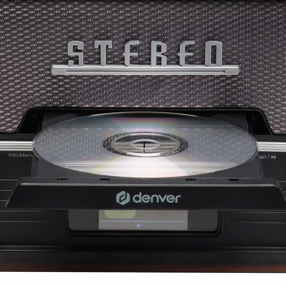 Denver MDA-525DW retro stereoanlegg / DAB+-radio med Bluetooth / stereo med CD-spiller og USB
