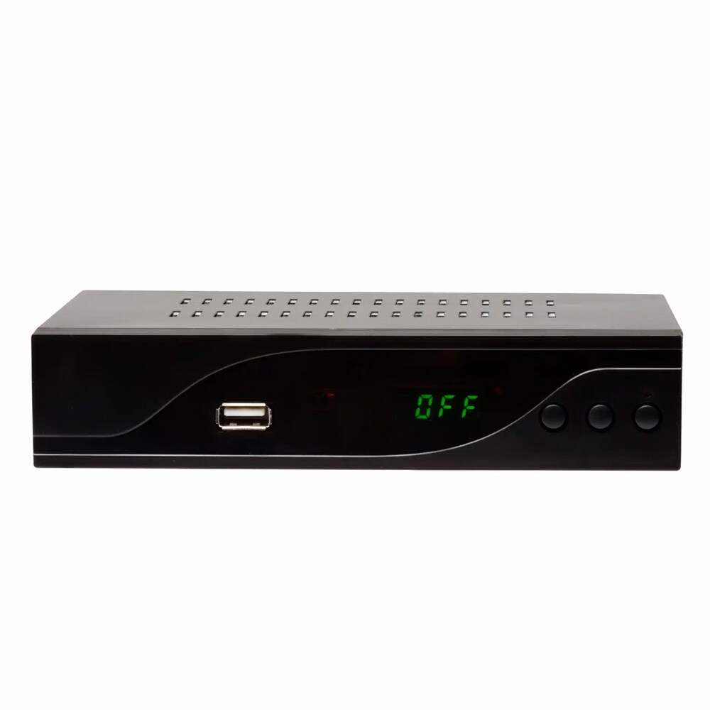 Denver DVB-C-mottaker MPEG-4 HD / digital kabel-TV-boks / set-top-boks med USB-opptak