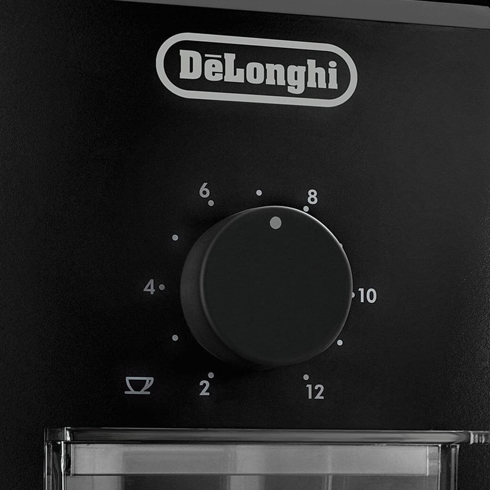 DeLonghi KG79 elektrisk kaffekvern – kaffebønnekvern med justerbar malingsgrad / bønnekvern